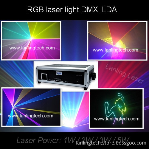 RGB Full Color Animation Laser Show Stage Lighting L1000RGB
